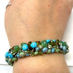Liz Claiborne Elastic Beaded‎ Bracelet